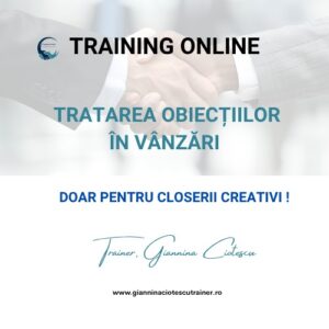 Training tratare obiecții în vânzări