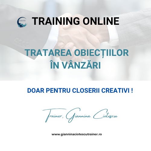 Training tratare obiecții în vânzări