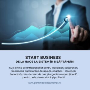 Program Online Start Business - De la haos la sistem în 8 săptămâni